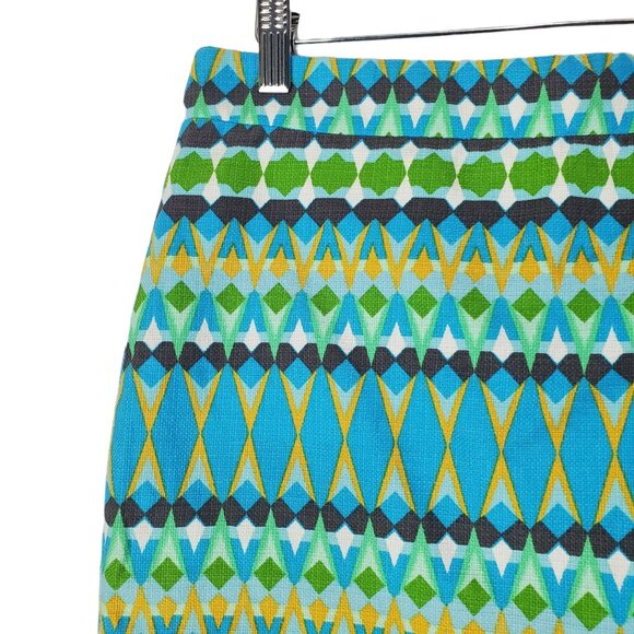 J. Crew Multicolor Patterned Skirt - Picture 7 of 9